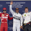 Lewis Hamilton Grabs First Pole as Mercedes Driver