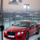 New Bentley Continental GT V8 Helicoptered into Munich