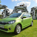 Skoda Builds Stonehenge Out of Scrap Cars in London