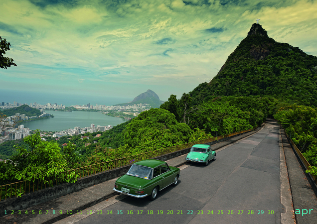 Audi Prepares Calendar Showing Classic Models Around the World