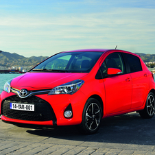 The Yaris Hybrid CO2 emissions have been reduced from 79g/km to 75g/km