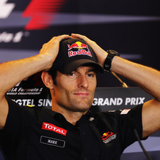 Webber going for the win in Singapore