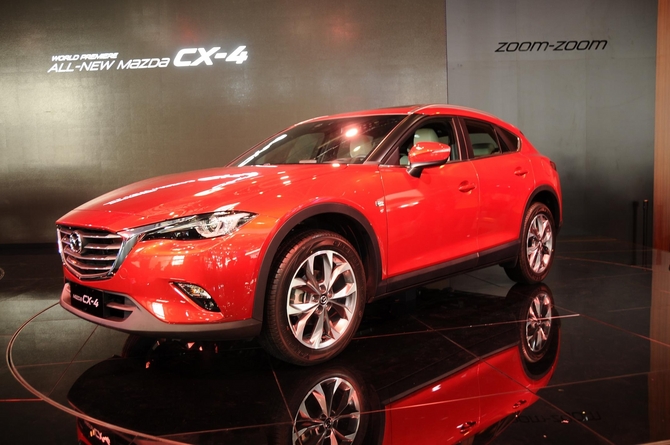 The CX-4 is being launched as an exclusive model for the Chinese market