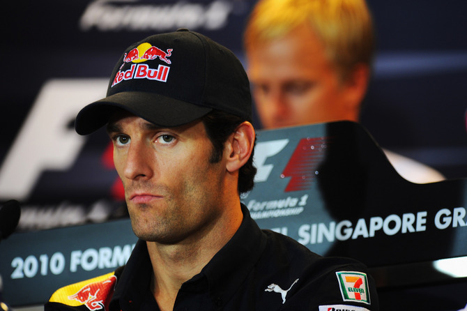 Webber going for the win in Singapore