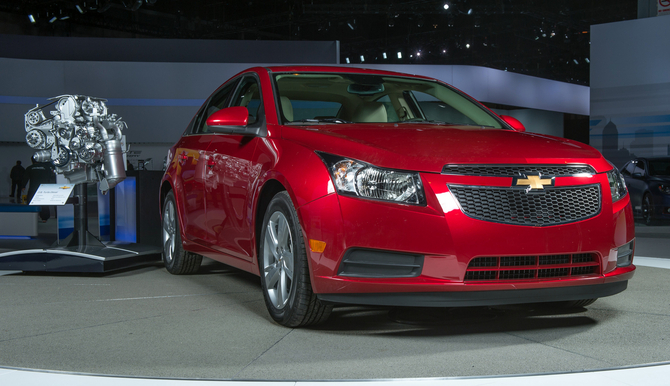 The Cruze diesel goes on sale in a few months in the US