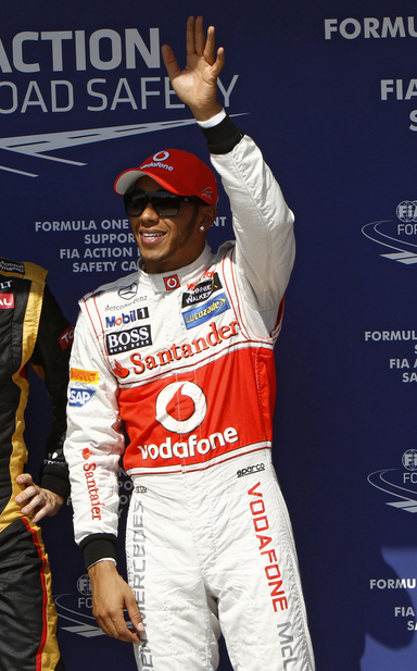 Hamilton is just one point ahead of Kimi Raikkonen in the championship