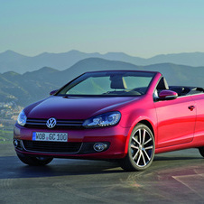 Volkswagen presenting Golf Cabriolet in Geneva