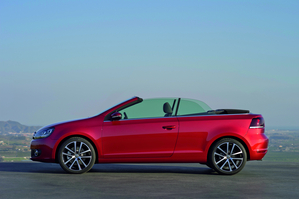 Volkswagen presenting Golf Cabriolet in Geneva