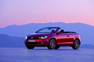 Volkswagen presenting Golf Cabriolet in Geneva