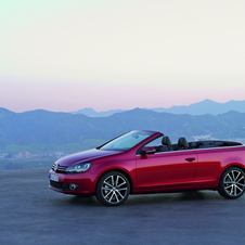 Volkswagen presenting Golf Cabriolet in Geneva