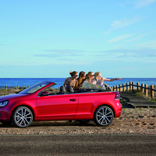 Volkswagen presenting Golf Cabriolet in Geneva