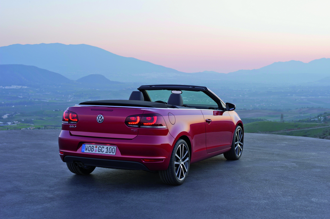 Volkswagen presenting Golf Cabriolet in Geneva