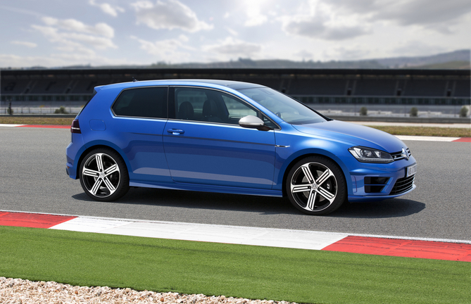 The Golf R represents the top of the range