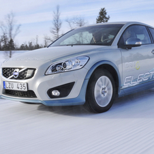 Rough winter conditions put to proof the Volvo C30 Electric