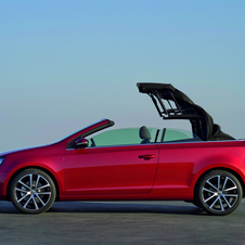 Volkswagen presenting Golf Cabriolet in Geneva