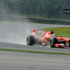 Massa spoiled Alonso's front-row hopes by taking second as the last driver on track