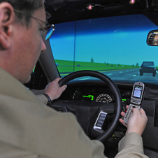 Distraction Lab researchers at Ford use high-tech goggles to reduce distracted driving