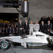 Team Mercedes GP Petronas presented in Stuttgart