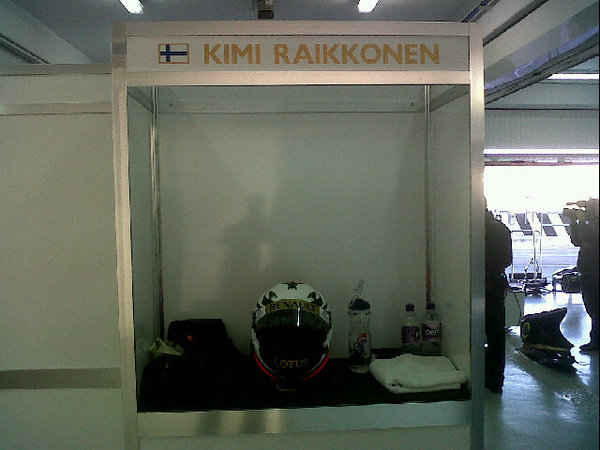 Raikkonen Takes to the Track for the First Time for Lotus