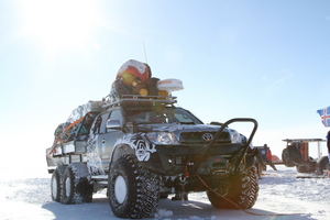 Jet-Fueled Toyota Hilux Drive 70,000km over Antarctica