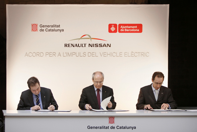 Renault-Nissan Alliance signs agreement with Catalan Government