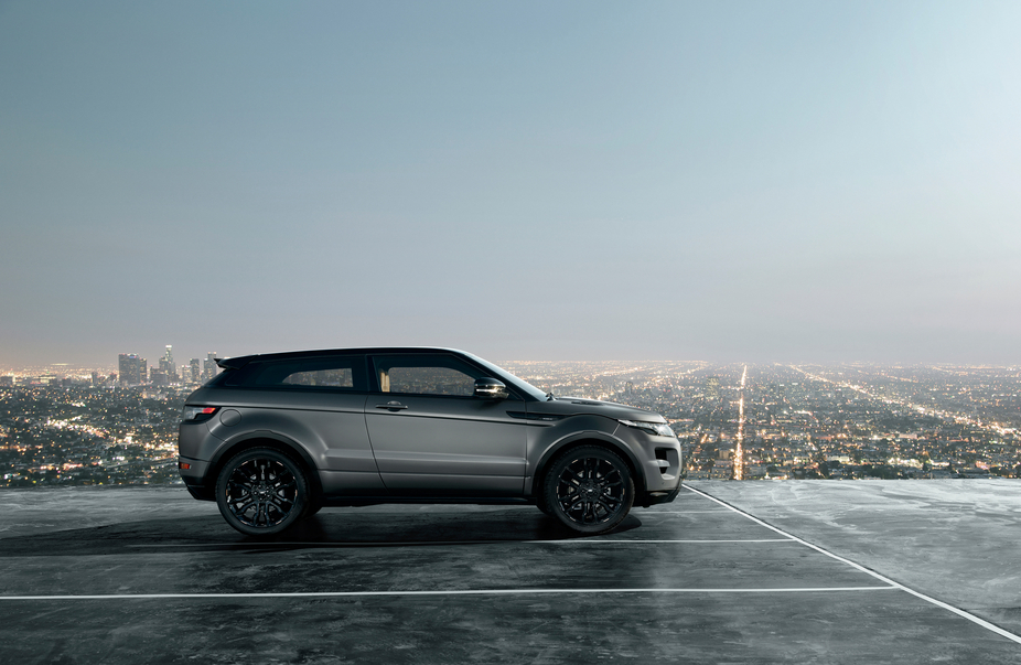 The Evoque comes exclusively in matte grey paint