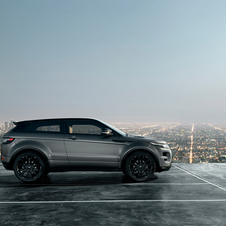 The Evoque comes exclusively in matte grey paint