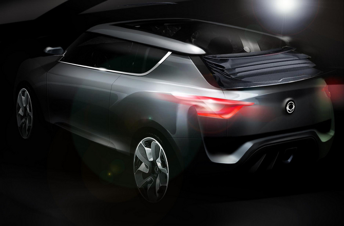 Ssangyong Showing XIV-2 Convertible SUV at Geneva