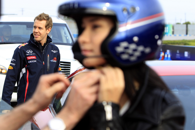 Jade getting ready to go on track