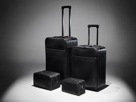 The special edition comes with a set of four pieces of luggage designed by Beckham. 