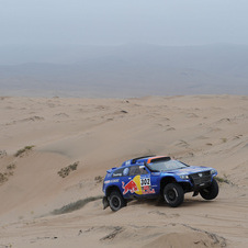 Sainz gains time on Al-Attiyah