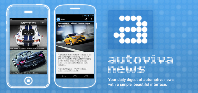 AutovivaNews is your daily digest of automotive and motorsport news with a simple, beautiful interface