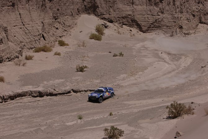 De Villiers wins as Sainz looses ground to Al-Attiyah