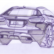 Mercedes also released sketches for the car