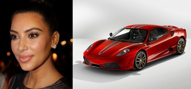 Kim Kardashian - Ferrari F430