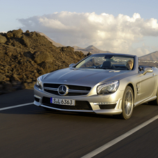 Mercedes SL63 AMG with Standard 537hp or Optional 564hp