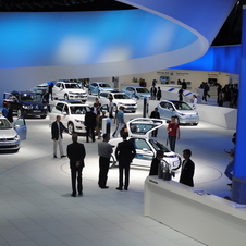 Volkswagen stand brings spirit UP!