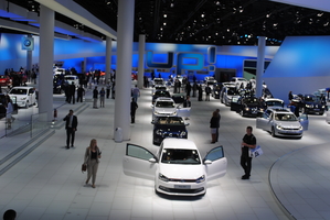 Volkswagen stand brings spirit UP!