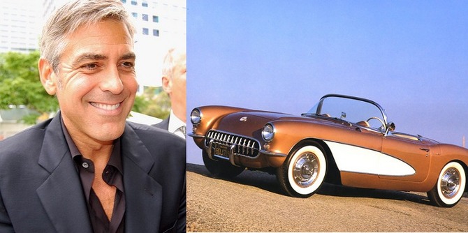 George Clooney - Chevrolet Corvette C1