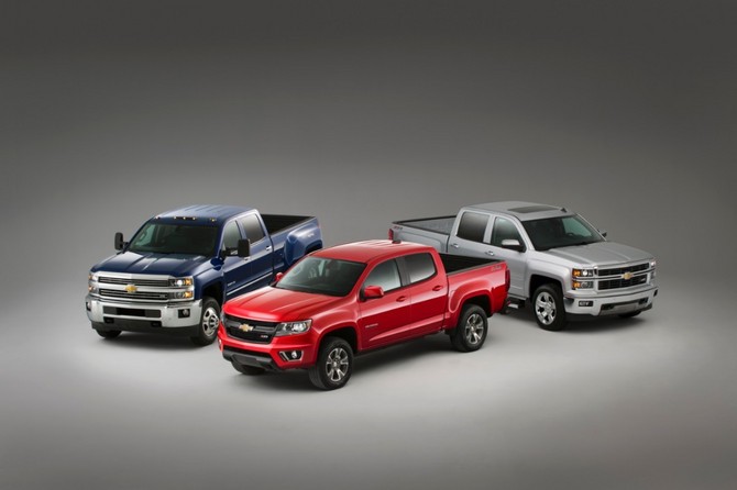 The Colorado will slot into the bottom of Chevrolet's pickup lineup