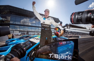 STCC Champion Thed Björk will race the car in Shanghai