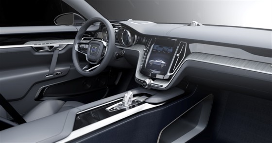 Protótipo também apresenta o novo design interior dos futuros modelos Volvo