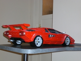 German Man Builds Massive Lamborghini Countach from Lego