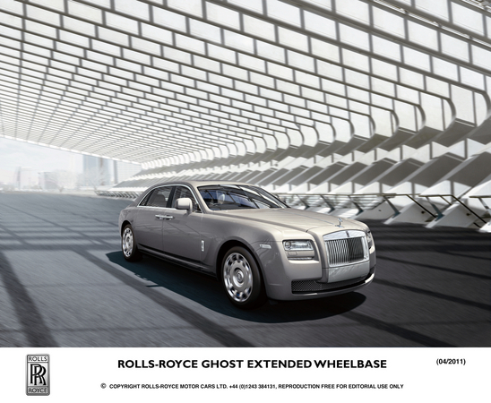 Rolls Royce debuts Ghost Extended Wheelbase