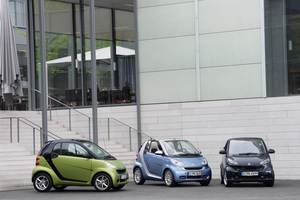 smart fortwo comes out of the box