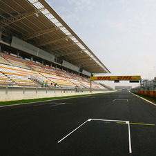 Hail for the Korean Grand Prix circuit