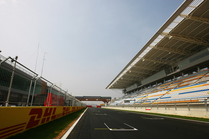 Hail for the Korean Grand Prix circuit