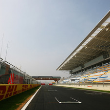 Hail for the Korean Grand Prix circuit