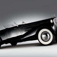 The 1937 Phaeton has a double windshield