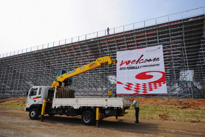 Hail for the Korean Grand Prix circuit